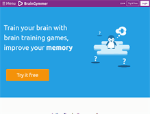 Tablet Screenshot of braingymmer.com